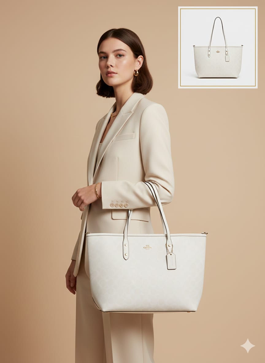 Luxury Coach tote