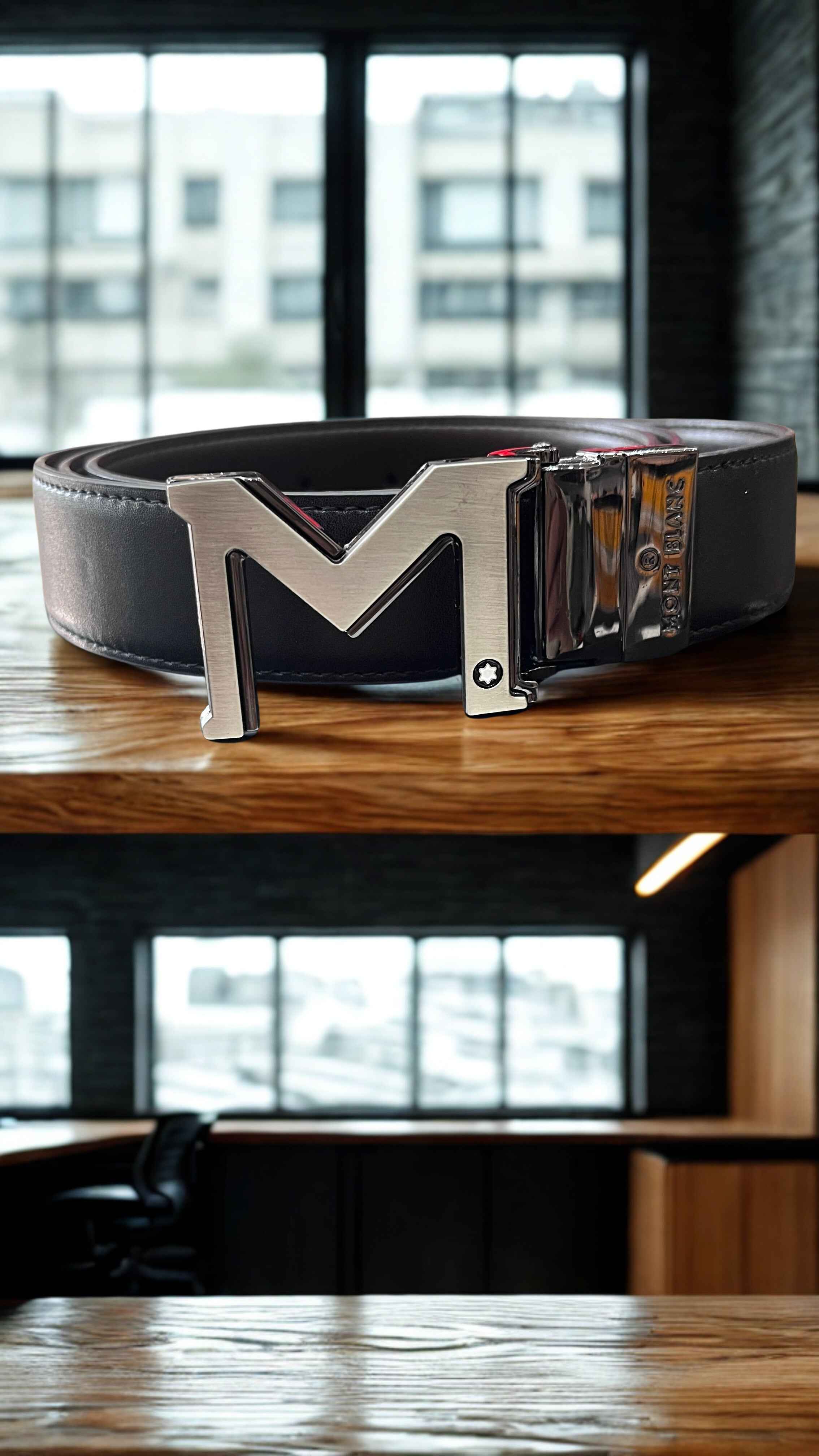 Mont Blanc mens belt
