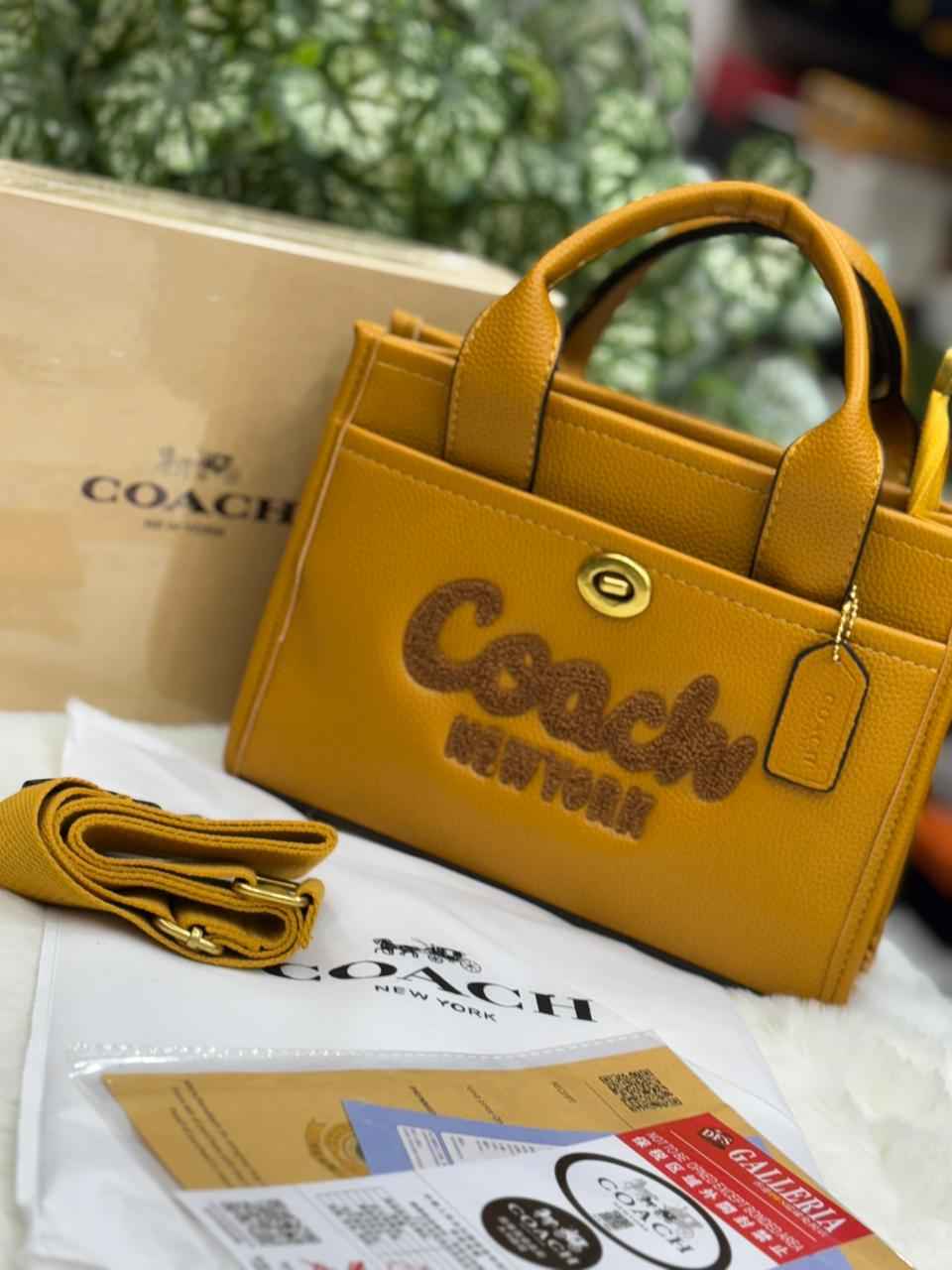 Luxury Coach cargo bag in town for women