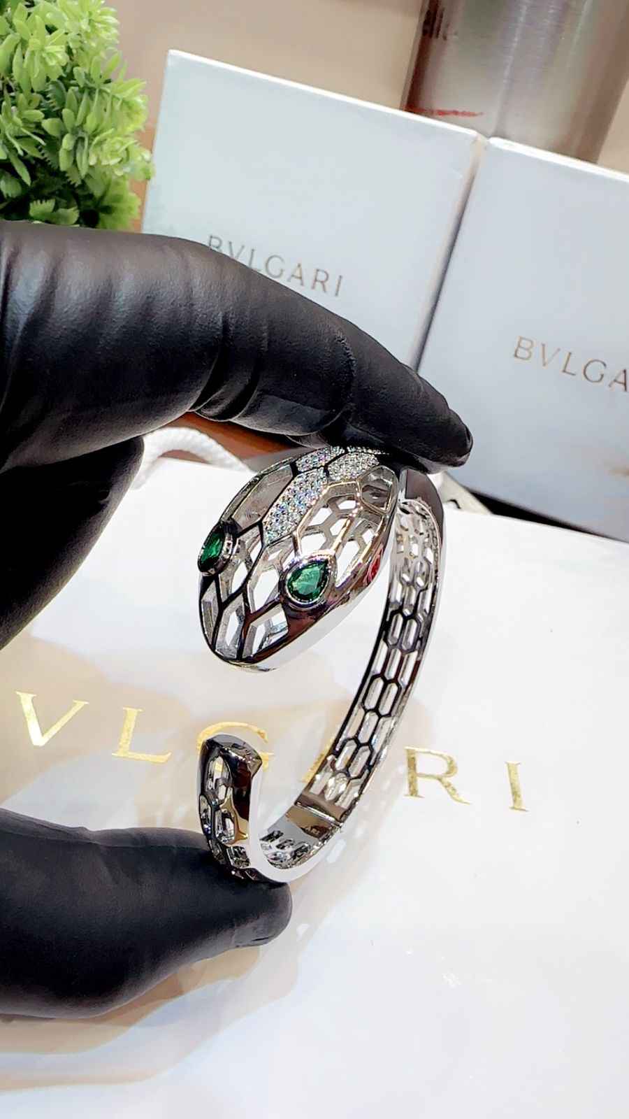 Bvlgari bracelet with ring