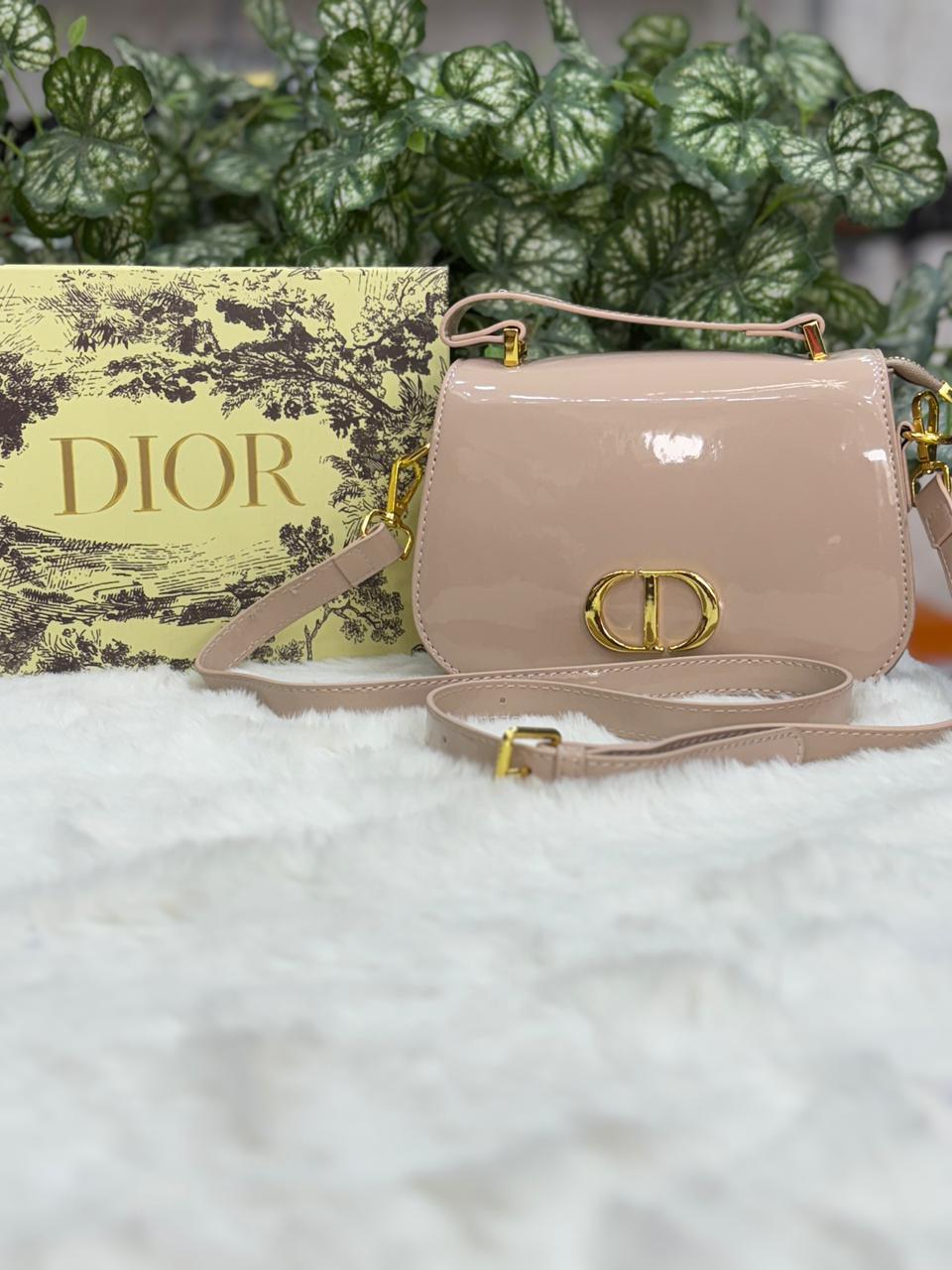Luxury lady Dior in patent quality