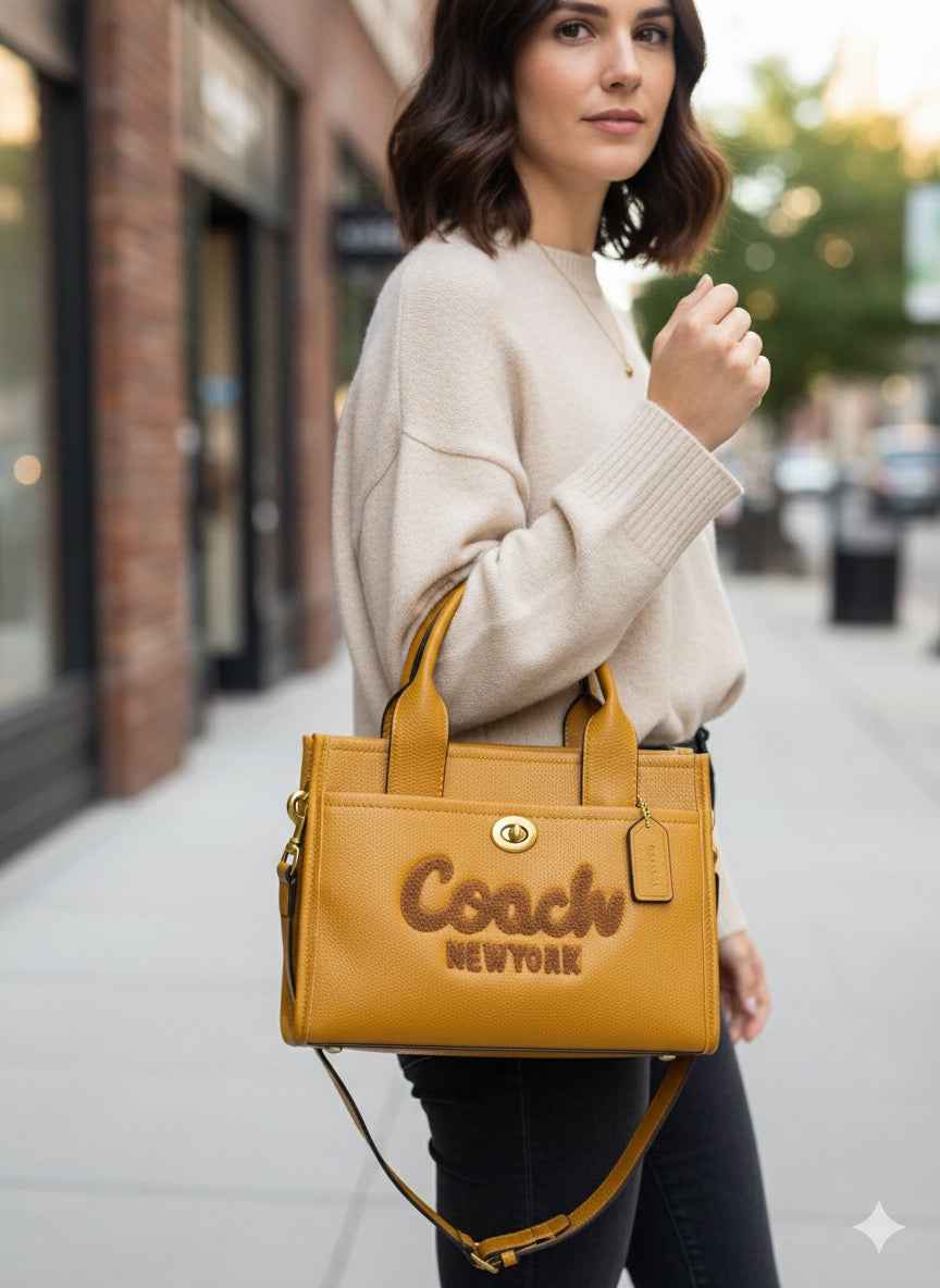 Luxury Coach cargo bag in town for women