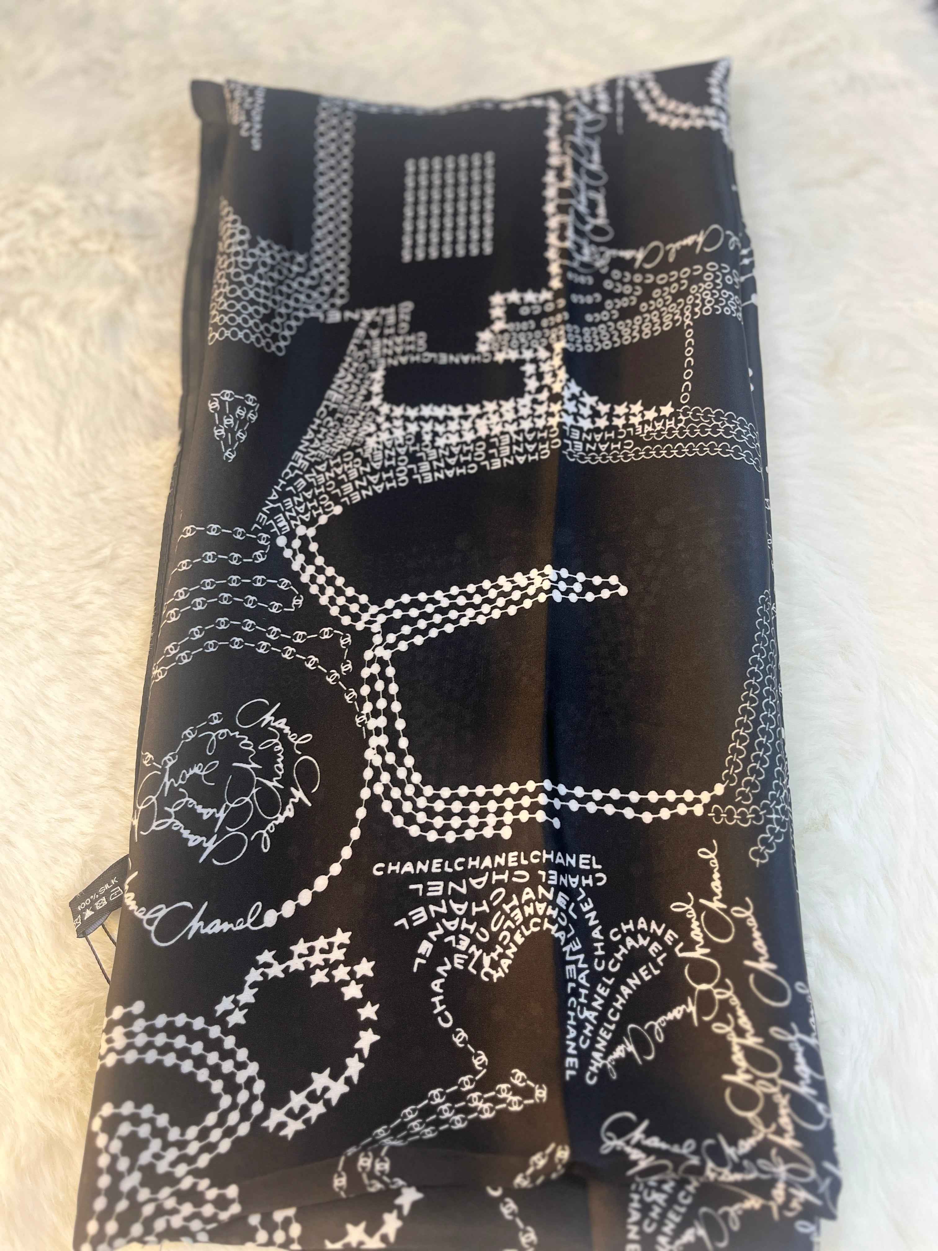 Chanel silk stole