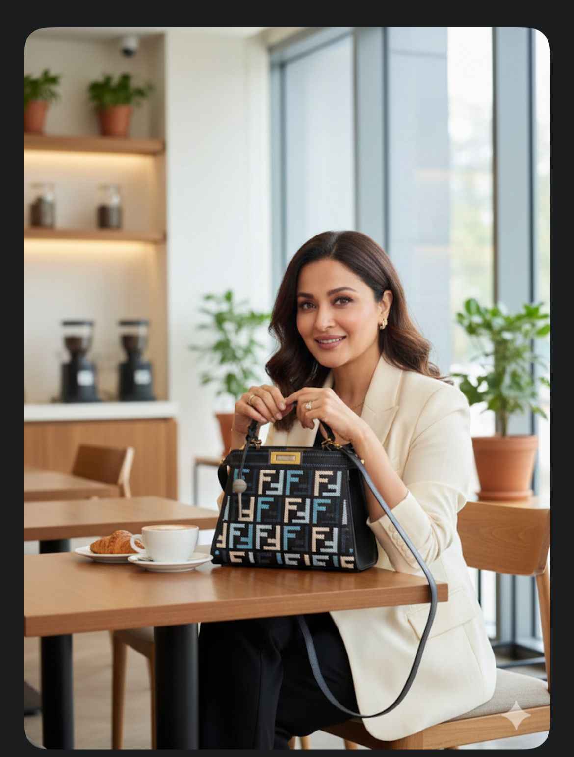 Luxury Fendi peekaboo in genuine leather next to original quality