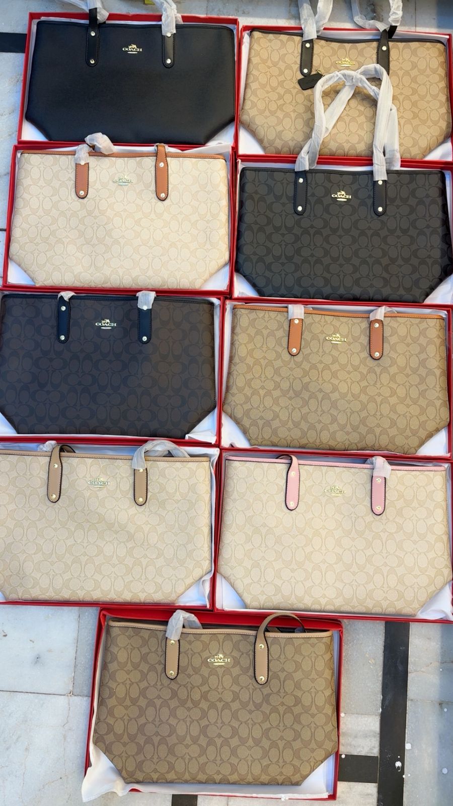 Coach ultra premium tote with box