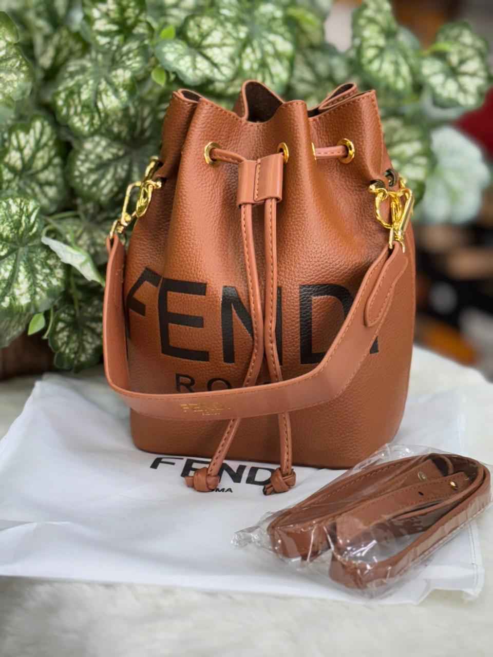 Luxury fendi bucket bag