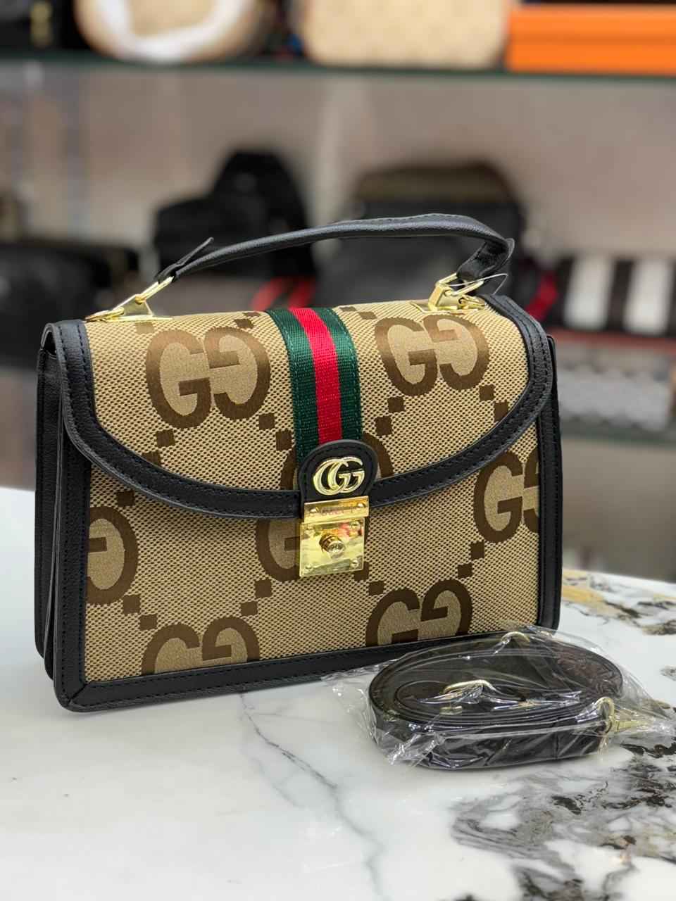 Luxury Gucci Ophidia Top Handle Handbag for Women