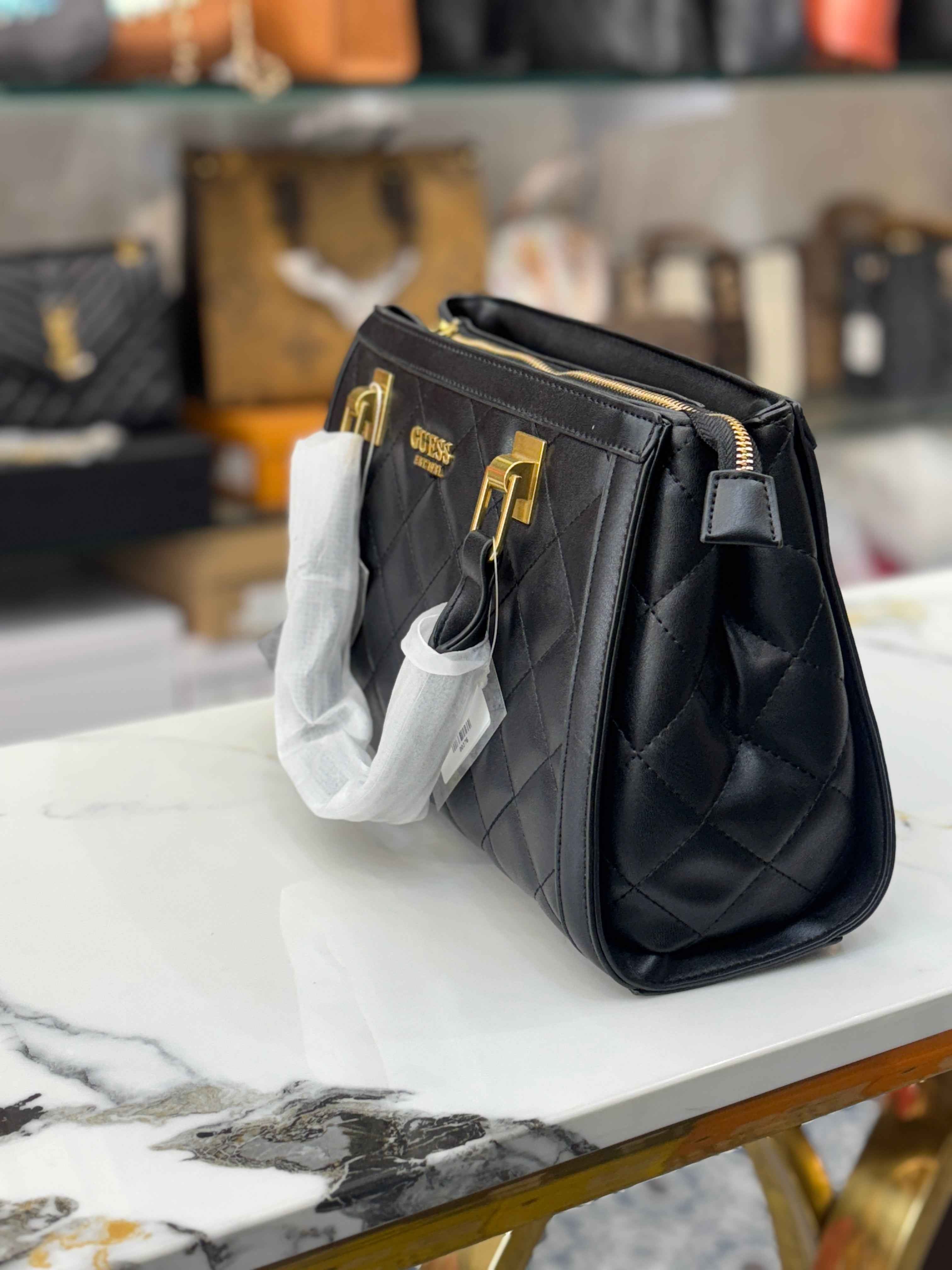 Guess abey satchel bag