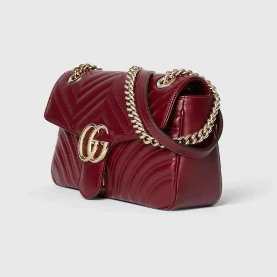 Gucci gg big Marmont Maroon