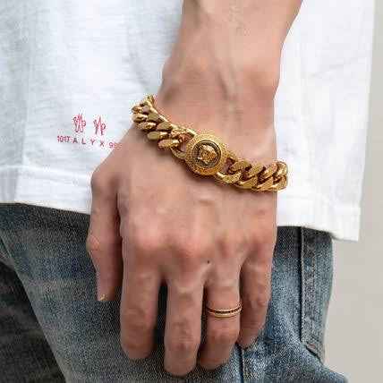 Versace Medusa face bracelet