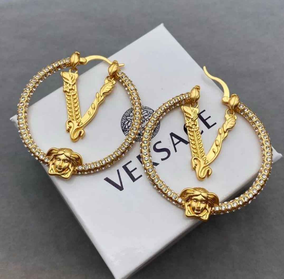 Versace Hoops Earings