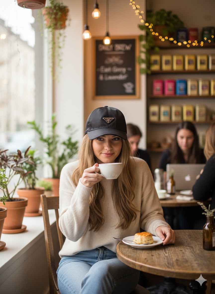Luxury prada cap for unisex