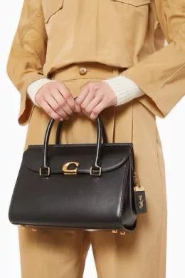 Coach broom Satchel carryall shoulder crossbody Bag