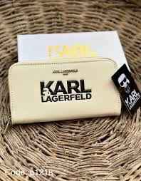 Double Zip Karl long wallets