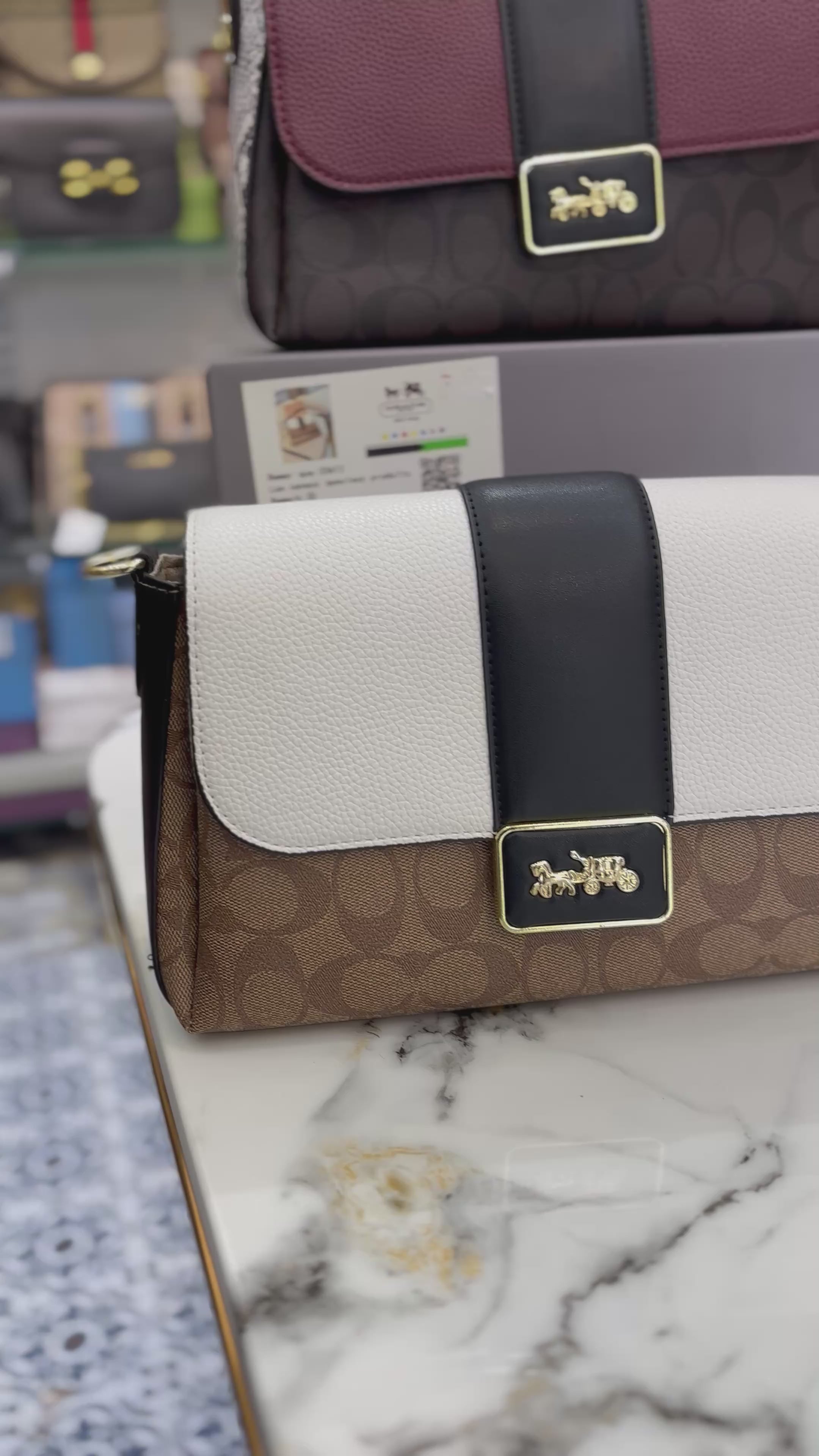 Luxury Coach grace new Flap shoulder Sling bag for women