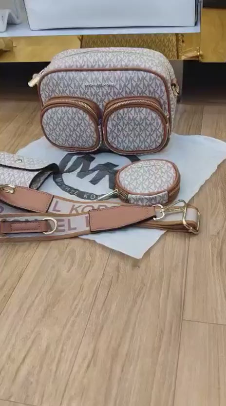 Luxury Michael kors jet set camera bag for women