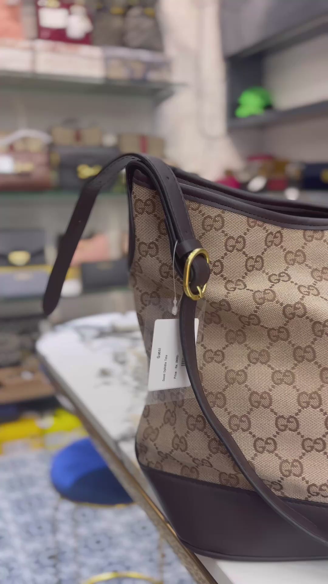 Luxury Gucci tote bag