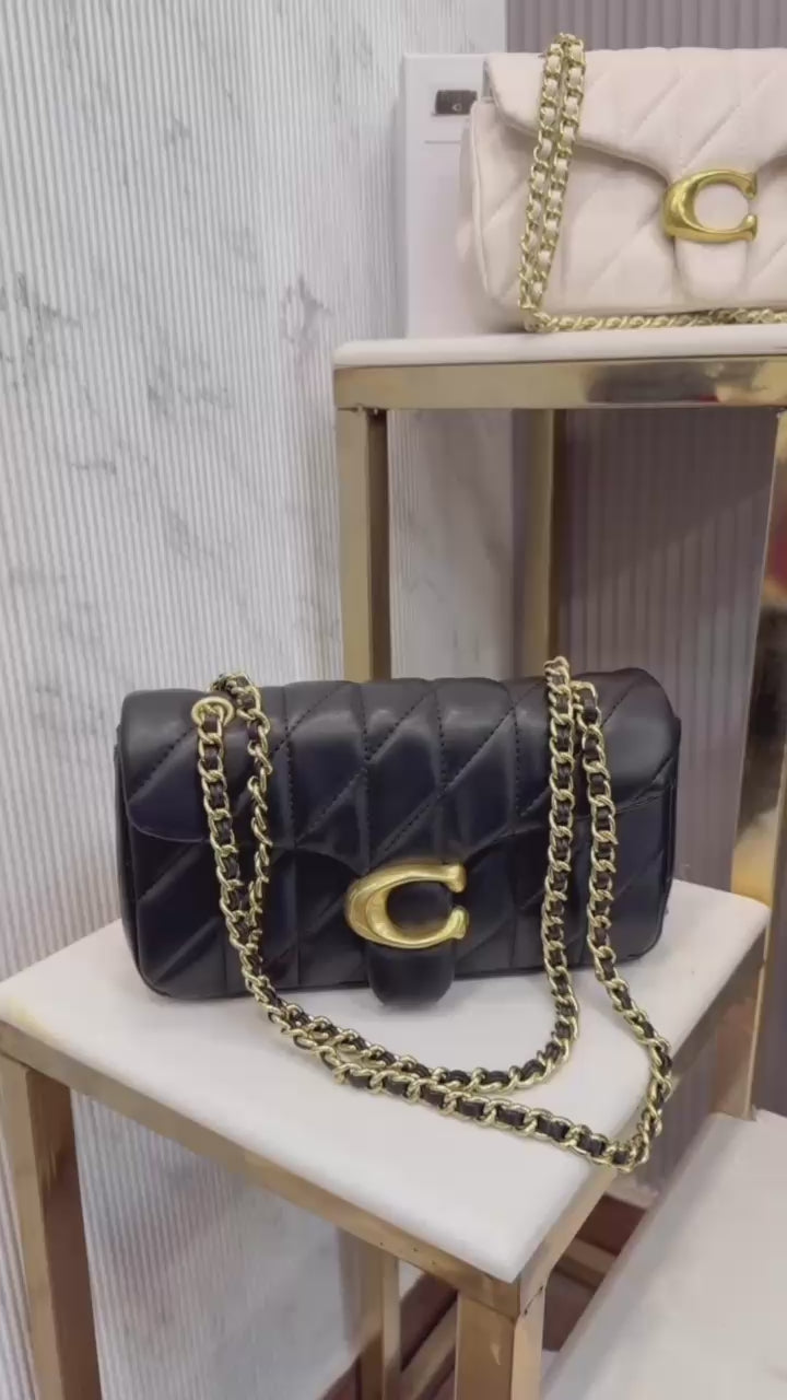 Latest Coach tabby pillow quilted imported leather bag  for women