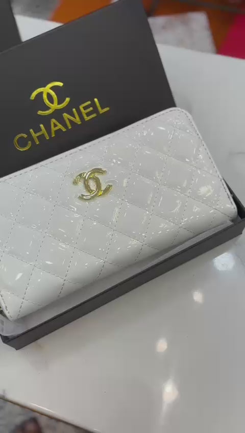 Chanel long women zipper wallet