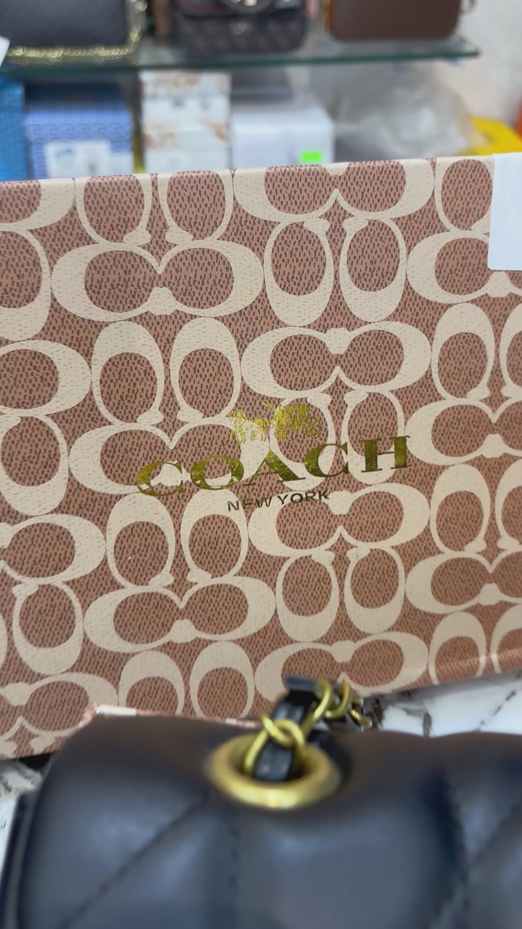 Latest Coach tabby pillow quilted imported leather bag  for women