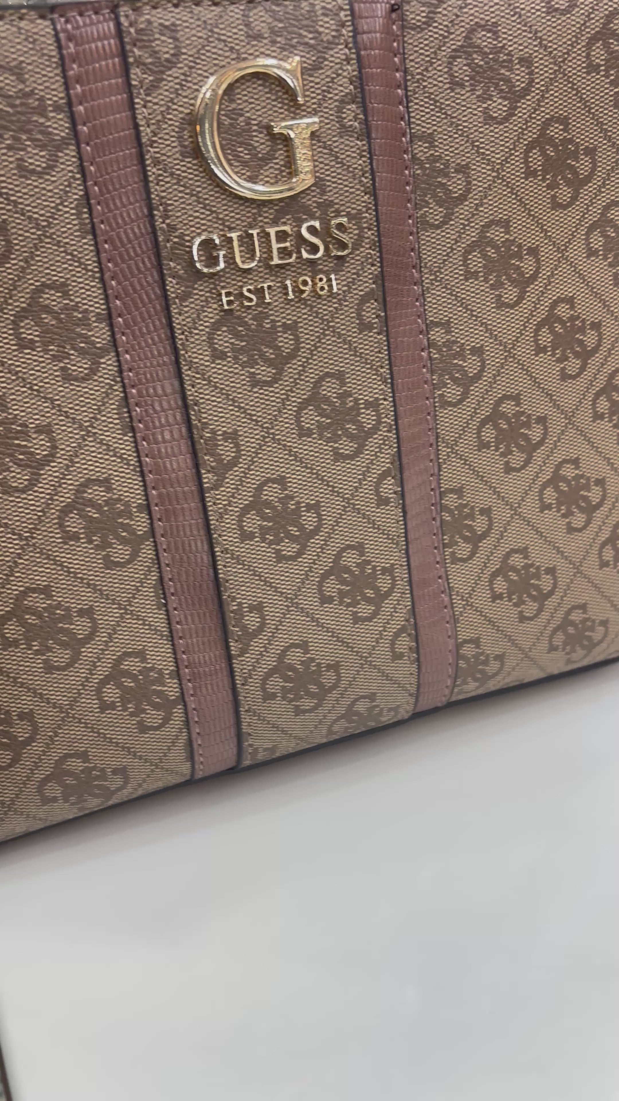 Luxury Guess Kerima Bamboo Handle Handbag for women