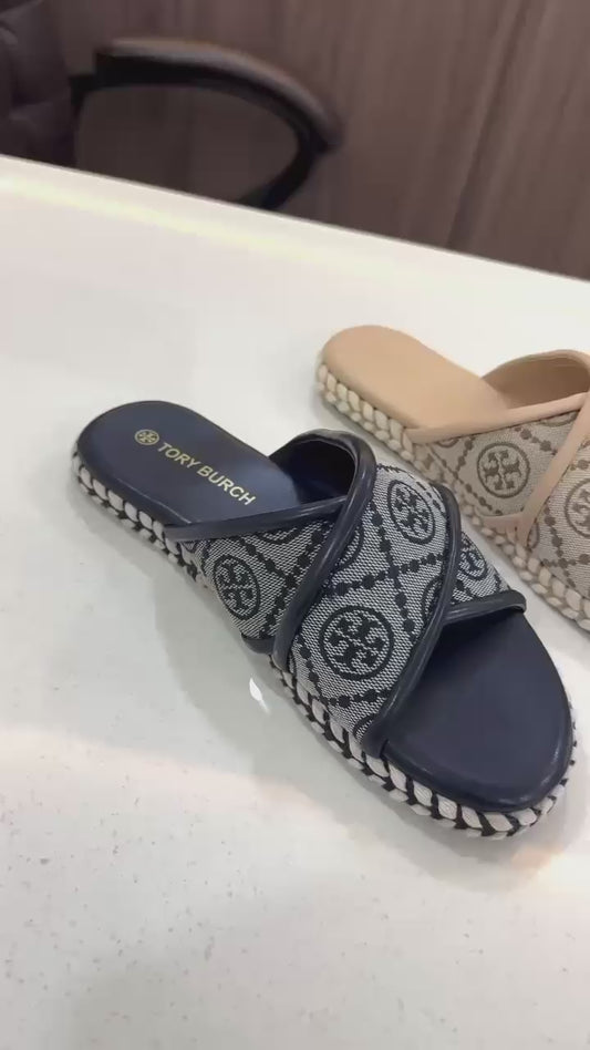 Tory Burch Cross Flats